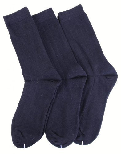 MeMoi Boys Cotton Dress Socks 3-Pack