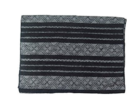 Mens Cashmere Feel Scarf, Luxurious Silk Blend Super Soft Scarf Available In 4 Designs