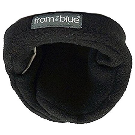 Men's Stretch Fleece Adjustable Ear Warmer - Black (One Size)