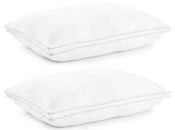 Down Alternative Fill Elegance Cotton Covered White Pillows Extensive Size aprox(29X17)