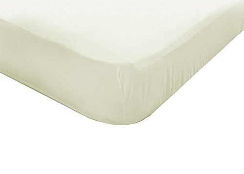 Super Comfort Mattress Saver, 100% Cotton Jersey Knit Fitted Sheet 300 thread count with Reinforced corners for longer lasting