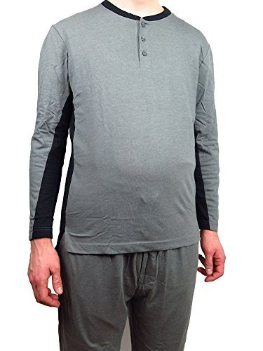 Great Fit 100% Jersey Cotton Knit Crew neck Men's Pajamas