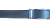 Elegant and Casual Men's Leather Belt Sliding Buckle Ratchet Belt Black Available in 11 Designs