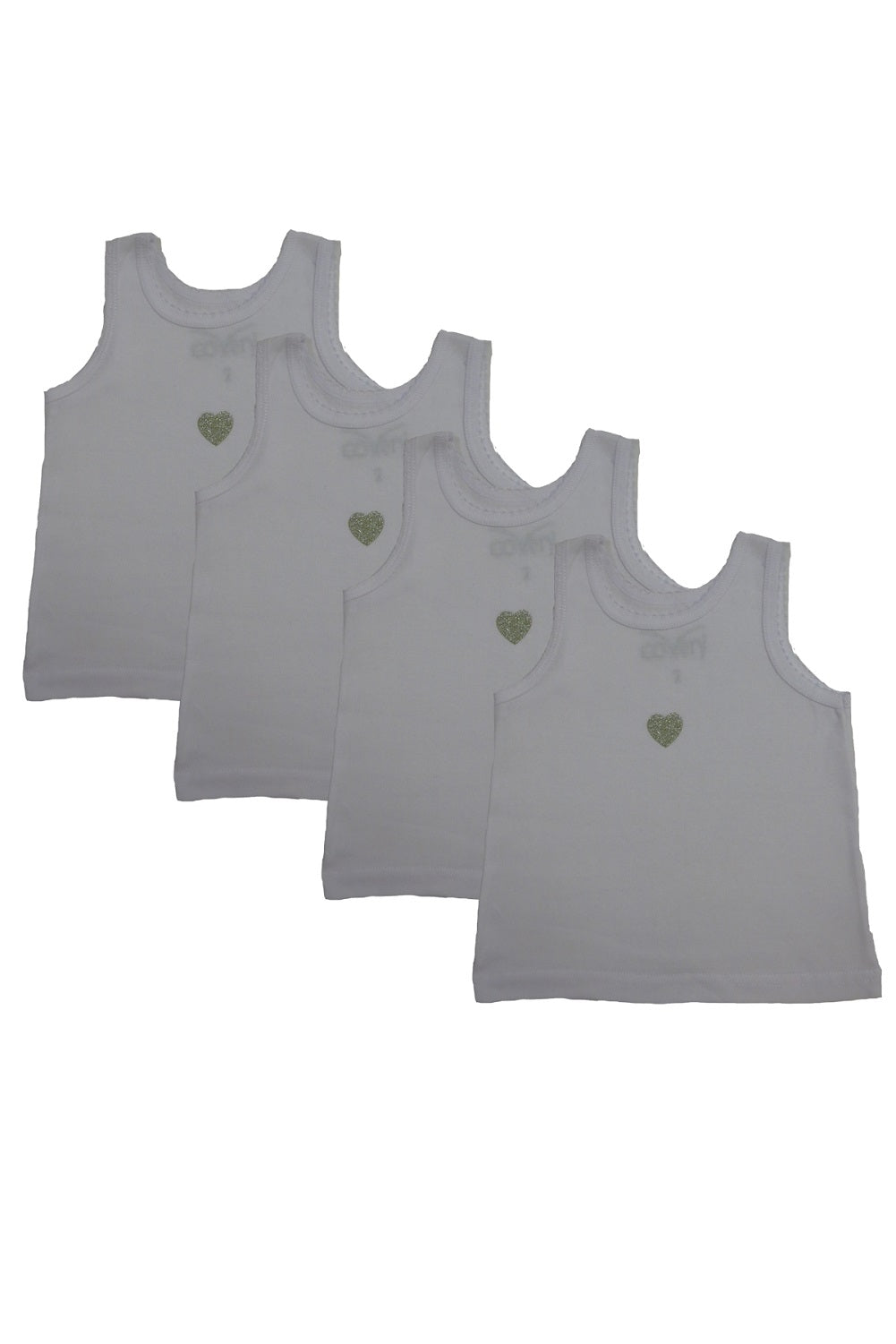 Girls Cotton Tank Top Undershirt 4pk