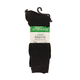 Interwoven Men's Black Socks 3 pk