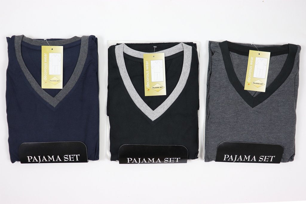 Men's Great Fit 100% Jersey Cotton Knit Pajamas