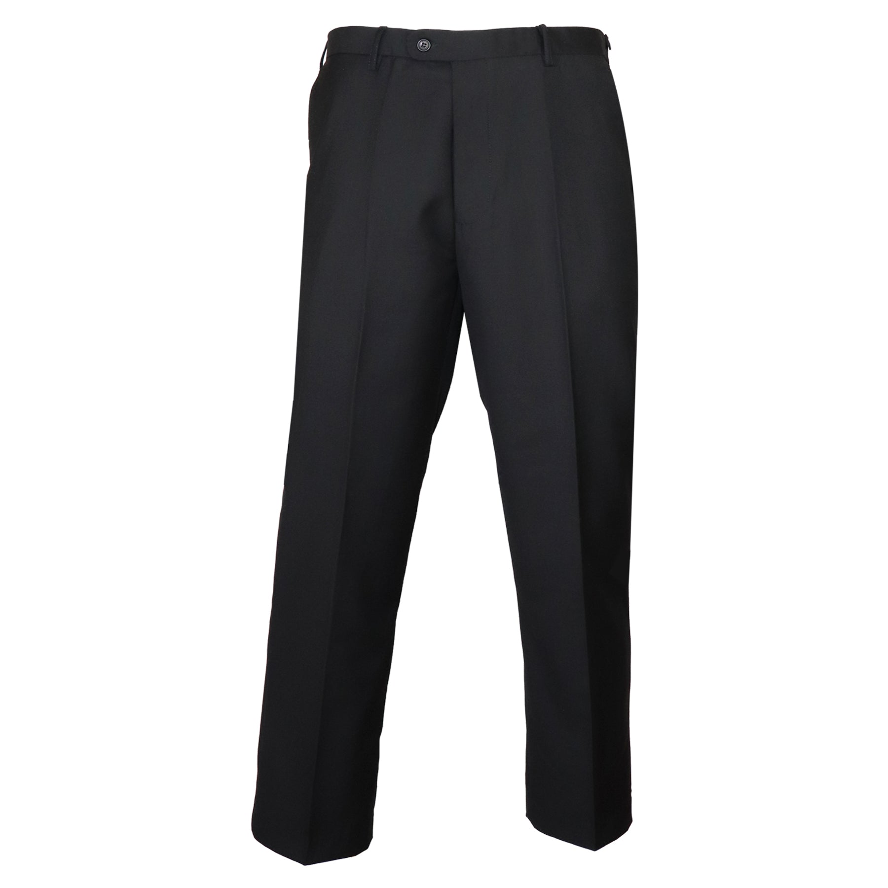 Men's Solid Black Dress Pants