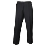 Men's Solid Black Dress Pants