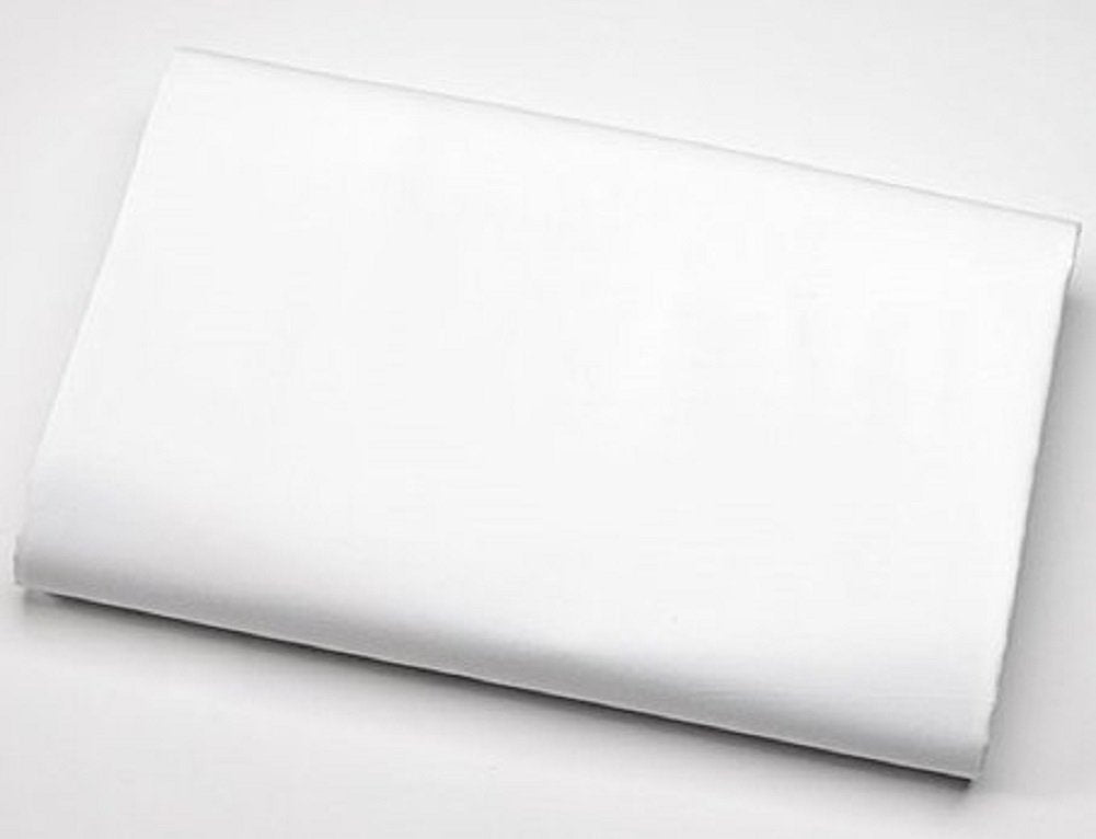 wrinkle free, pimple free, White Cotton Blend Fitted Sheet Easy Care & Soft