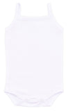 White Tank Baby Undershirt Onesie, 3 pk