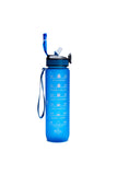 Water Bottle with Time Markers