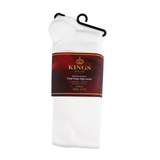 Mens White flat dress socks
