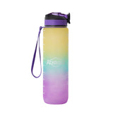 Water Bottle with Time Markers