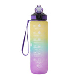 Water Bottle with Time Markers