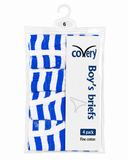 Boys Blue Stripe Fine Cotton Panty