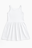 Girls White Slip, 2 pack