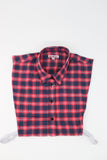 Girls Pink Plaid Dickey