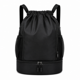Waterproof Drawstring Swim Backpack with Shoe Compartment