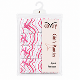 Girls Pink and Grey wave design Panty