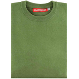 Classberry Sage Green Crew Neck Uniform Sweater