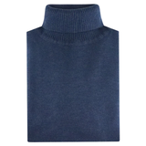 Classberry Blue Uniform Turtleneck Sweater