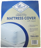 Heavy Duty Vinyl Corner Fitted Mattress Cover with Zipper