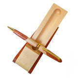 Wooden Single Gift Pen With Wooden Foldable Box Great For Business gifts