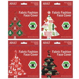 Adult Mixed Christmas design Washable Face Masks 5 Designs, one size fits all!