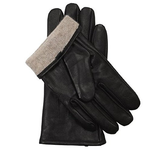 Mens Luxurious Genuine Leather with Cashmere Lined Gloves
