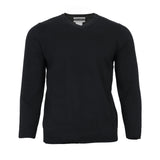 Men's Black V-Neck Sweater
