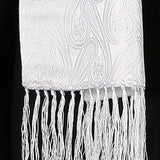 White Silk Scarves-see more options